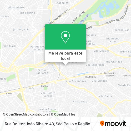 Rua Doutor João Ribeiro 43 mapa
