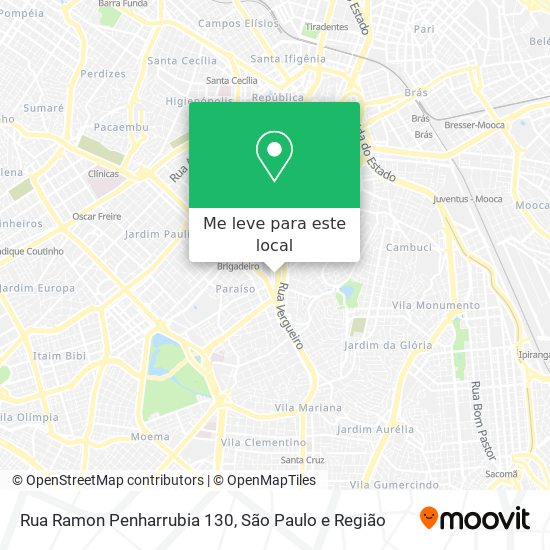 Rua Ramon Penharrubia 130 mapa