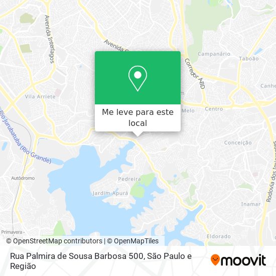 Rua Palmira de Sousa Barbosa 500 mapa