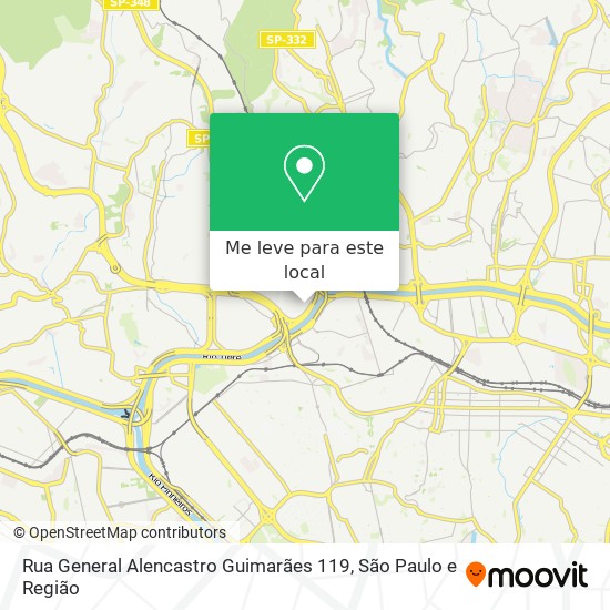 Rua General Alencastro Guimarães 119 mapa