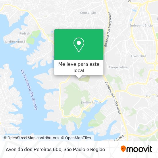 Avenida dos Pereiras 600 mapa