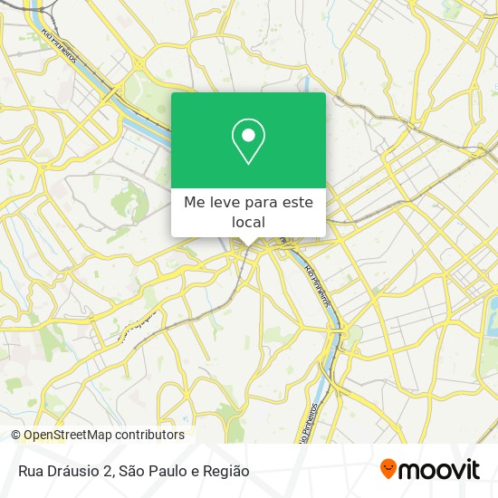 Rua Dráusio 2 mapa