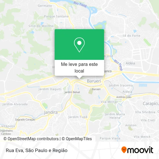 Rua Eva mapa