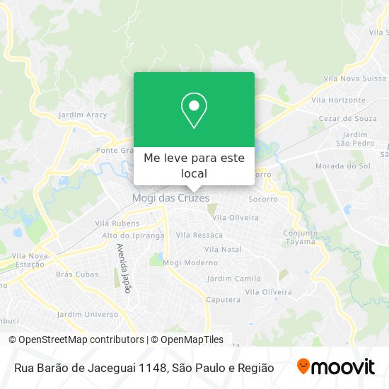 Rua Barão de Jaceguai 1148 mapa