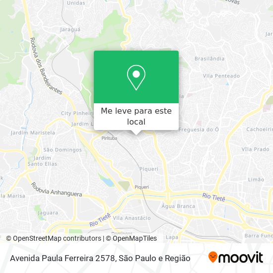 Avenida Paula Ferreira 2578 mapa