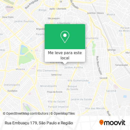 Rua Embuaçu 179 mapa