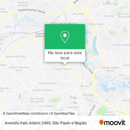 Avenida Italo Adami 2480 mapa
