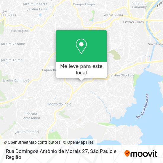 Rua Domingos Antônio de Morais 27 mapa