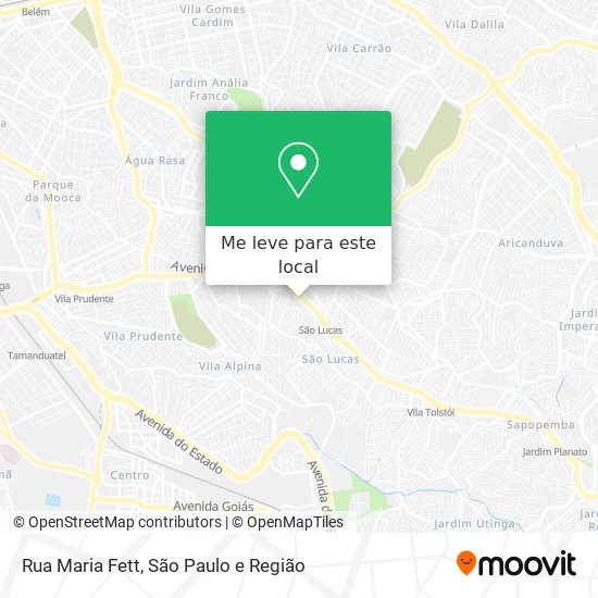 Rua Maria Fett mapa