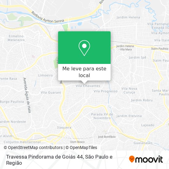 Travessa Pindorama de Goiás 44 mapa