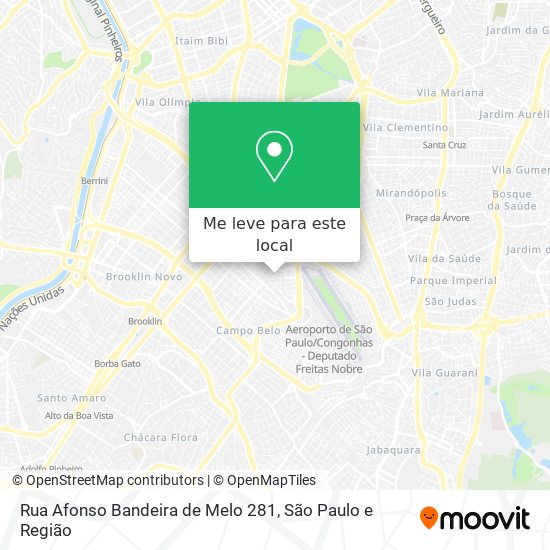 Rua Afonso Bandeira de Melo 281 mapa