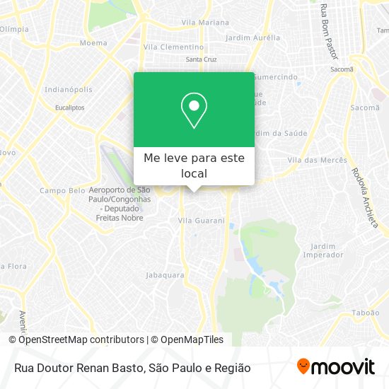 Rua Doutor Renan Basto mapa