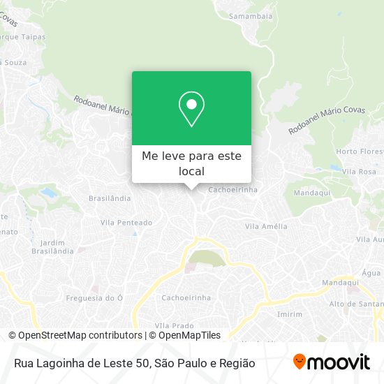 Rua Lagoinha de Leste 50 mapa