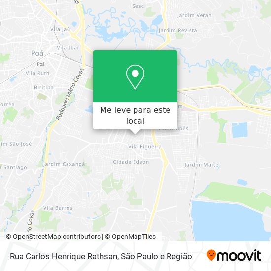 Rua Carlos Henrique Rathsan mapa