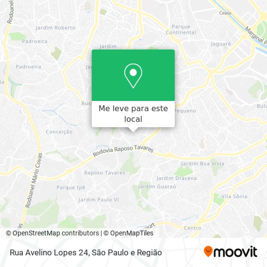 Rua Avelino Lopes 24 mapa
