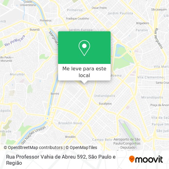Rua Professor Vahia de Abreu 592 mapa