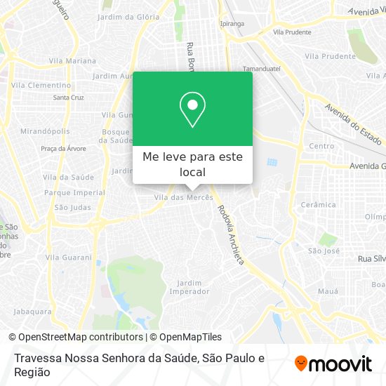 Travessa Nossa Senhora da Saúde mapa
