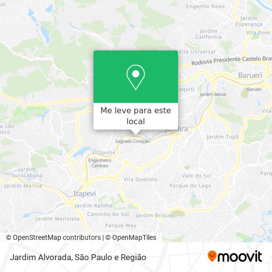 Jardim Alvorada mapa