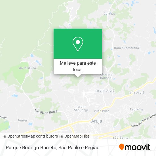Parque Rodrigo Barreto mapa