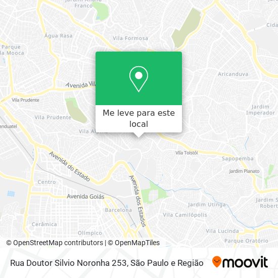 Rua Doutor Silvio Noronha 253 mapa