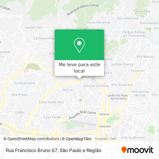 Rua Francisco Bruno 67 mapa