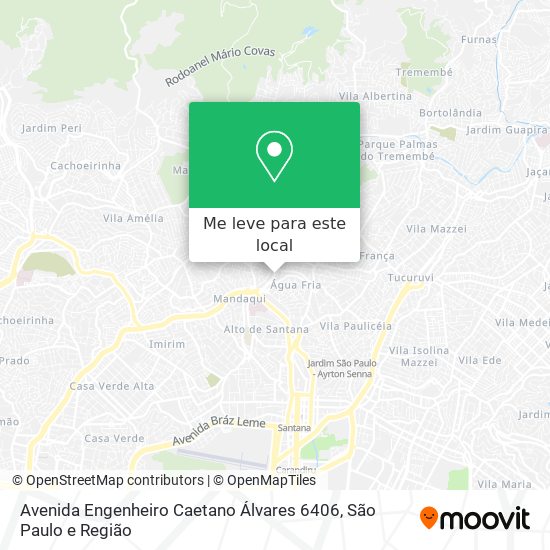 Avenida Engenheiro Caetano Álvares 6406 mapa