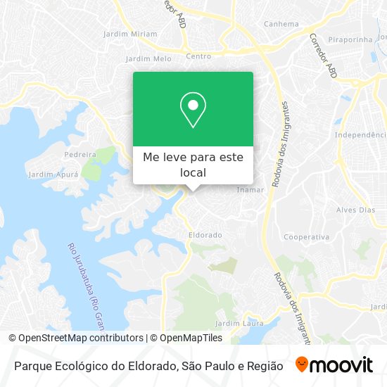 Parque Ecológico do Eldorado mapa