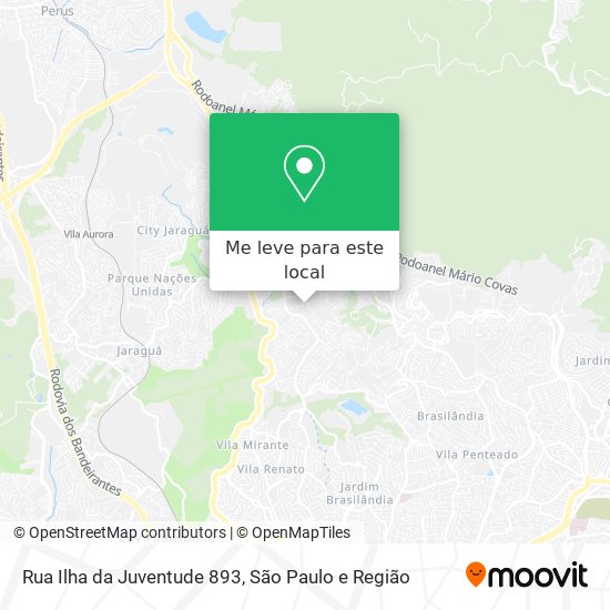 Rua Ilha da Juventude 893 mapa