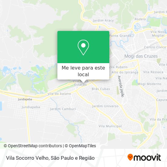 Vila Socorro Velho mapa