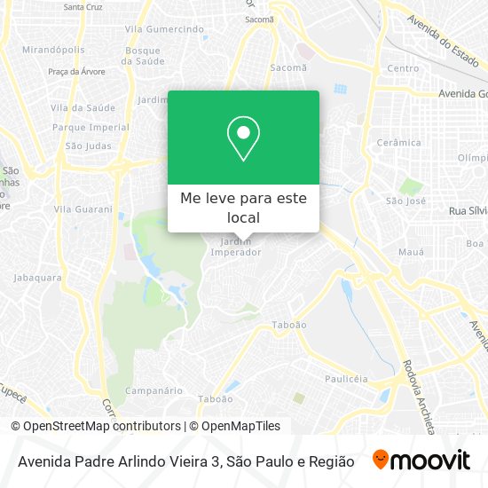 Avenida Padre Arlindo Vieira 3 mapa