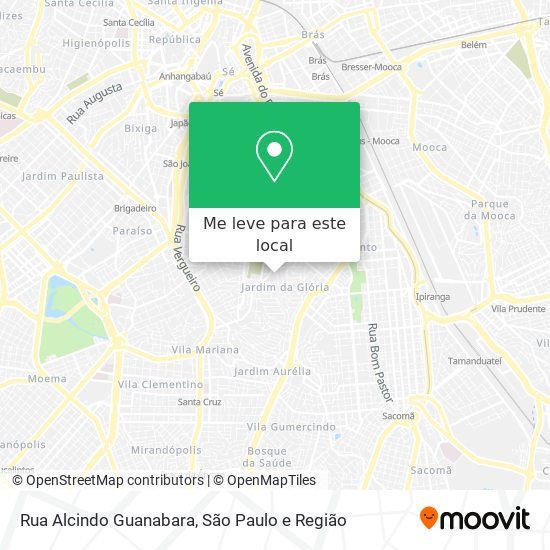 Rua Alcindo Guanabara mapa