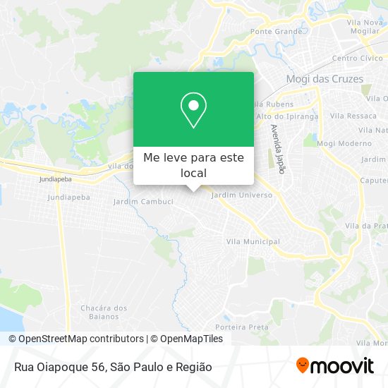 Rua Oiapoque 56 mapa