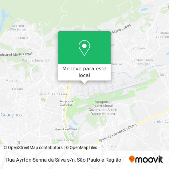 Rua Ayrton Senna da Silva s/n mapa