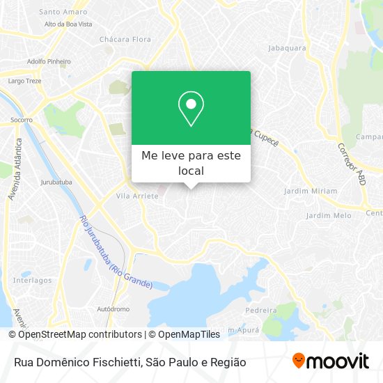 Rua Domênico Fischietti mapa