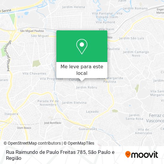 Rua Raimundo de Paulo Freitas 785 mapa