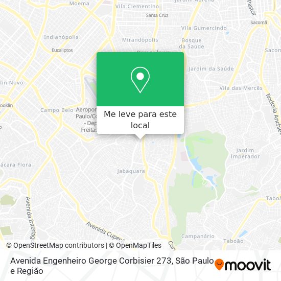 Avenida Engenheiro George Corbisier 273 mapa