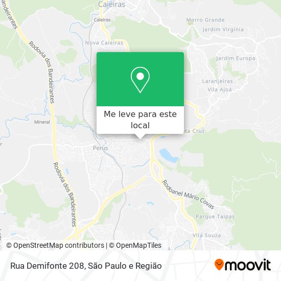 Rua Demifonte 208 mapa