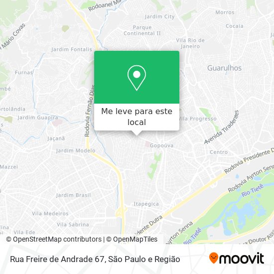 Rua Freire de Andrade 67 mapa