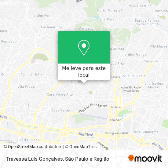 Travessa Luís Gonçalves mapa