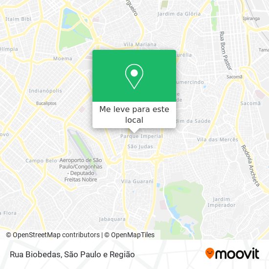 Rua Biobedas mapa