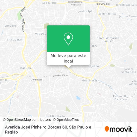 Avenida José Pinheiro Borges 60 mapa