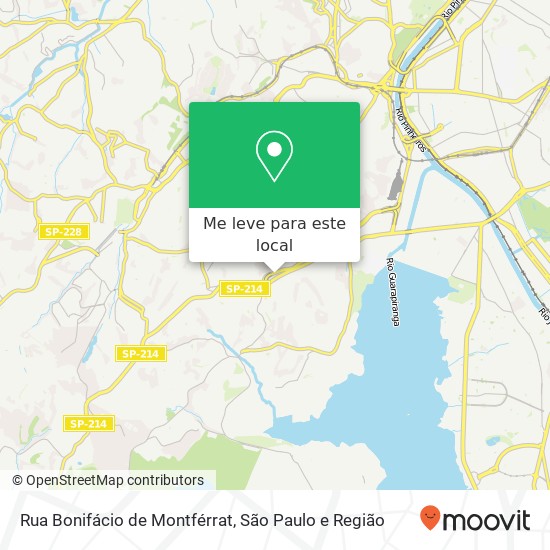 Rua Bonifácio de Montférrat mapa