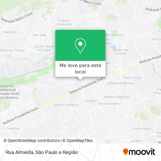 Rua Almeida mapa