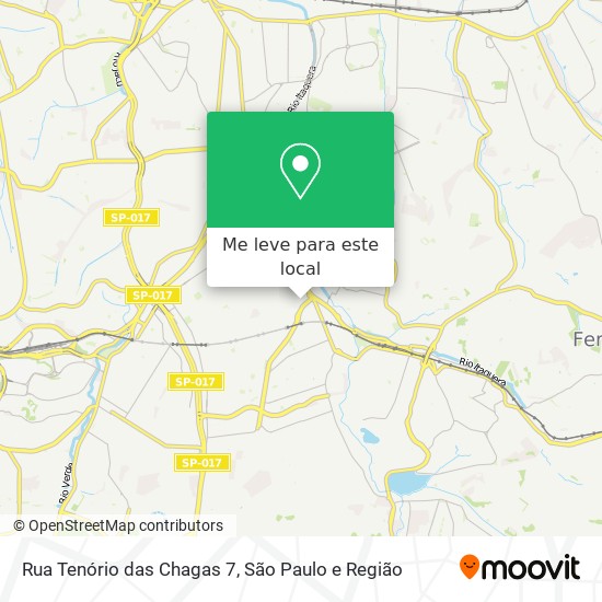 Rua Tenório das Chagas 7 mapa