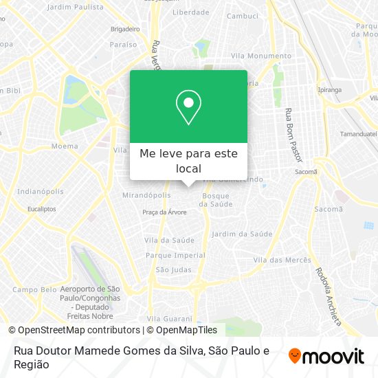Rua Doutor Mamede Gomes da Silva mapa