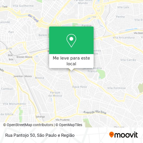 Rua Pantojo 50 mapa