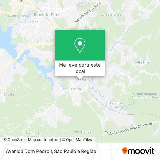 Avenida Dom Pedro I mapa