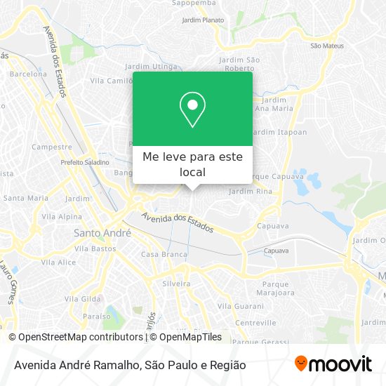 Avenida André Ramalho mapa
