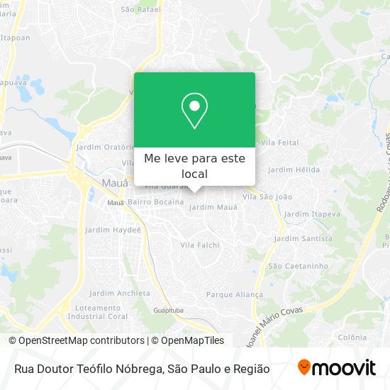 Rua Doutor Teófilo Nóbrega mapa