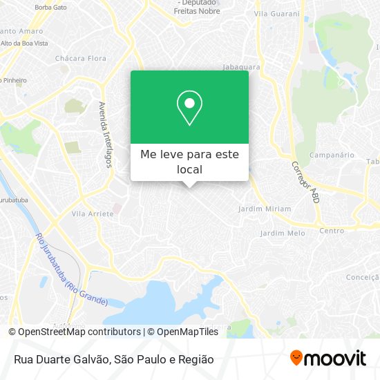 Rua Duarte Galvão mapa